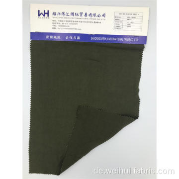 Großhandel gewebter dunkelgrüner Stoff T / R Plain Fabrics
